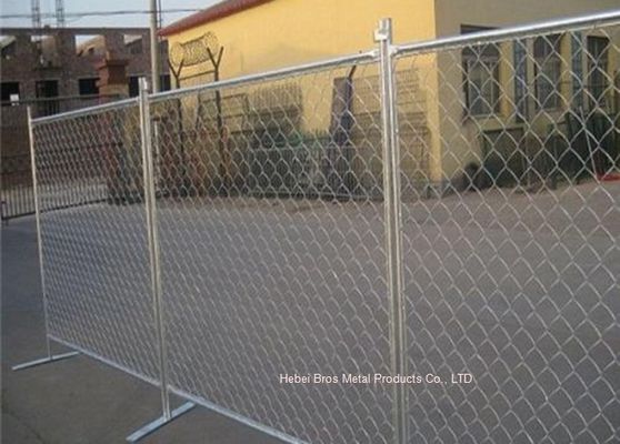 China Outdoor Temporary Construction Fence Chain Link Fencing For Construction Protection supplier